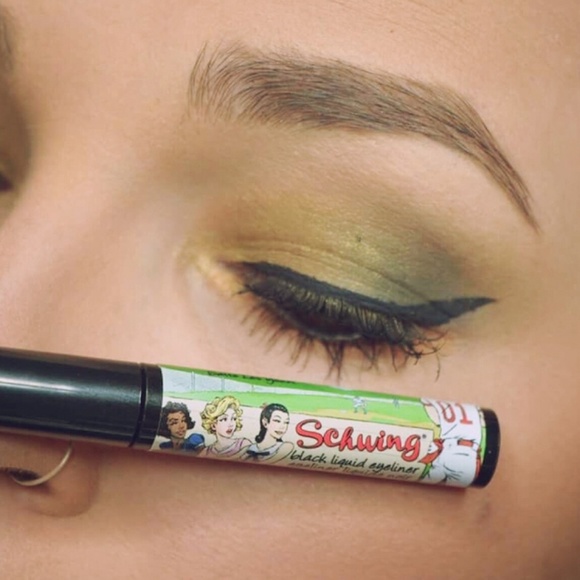 3 FOR $20! 📦 🆕 theBalm Schwing Black Felt Tip Liquid Eyeliner - Picture 4 of 9